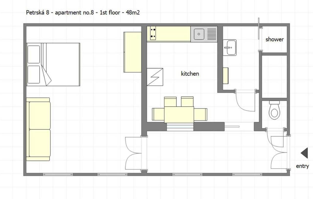 Peter'S Tower Apartments Prag Dış mekan fotoğraf